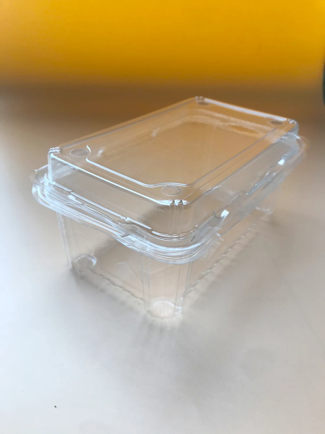 Transparent 500ml/75ml/1000ml Plastic Blister PET Food Tray Clamshell Packaging Supermarket