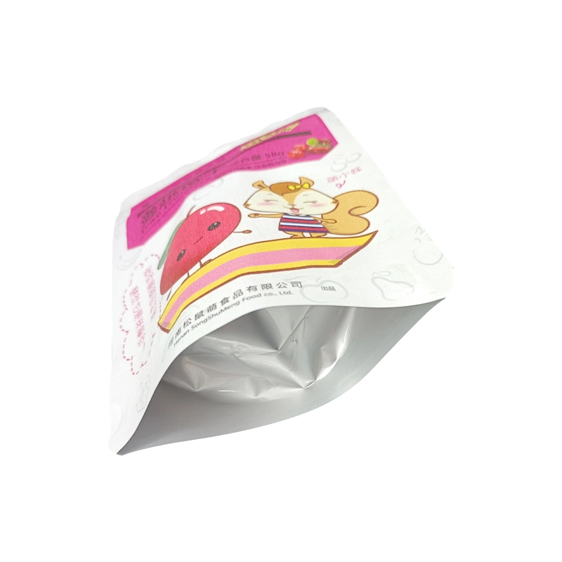 Custom Logo Food Grade Printed Stand up Pouch Plastic Aluminium Pouch Ziplock Pet Food Bag Resealable Packaging