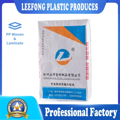 Fabricante grande PP tecido laminado polipropileno matérias-primas químicas 50kg cimento areia embalagem/embalagem saco plástico