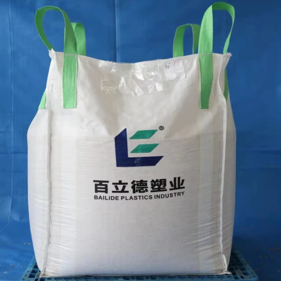 1250kgs Baffle Super Bag Sling 1.5ton Bag Jumbo Bag UV Coated FIBC Big 2000kg Tote Bag Super Sack Q Bulk Bag para Chemical Sand Cement Lenha Bag