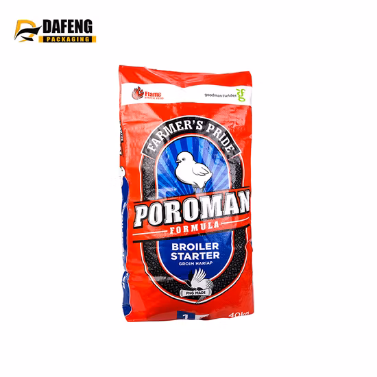 Açúcar Grão Arroz Farinha Alimentos Fertilizantes Semente Alimentar Polipropileno Laminado Revestido Embalagem 25kg 50kg 100kg PP Sacos Tecidos