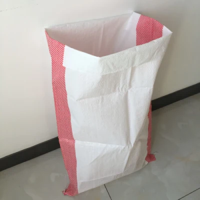 Fábrica chinesa 25kg 30kg 50kg tecido PP saco de embalagem de ração animal novos sacos de arroz de polipropileno plasti