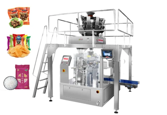 Máquina automática de embalagem de alimentos sólidos/alimentos para animais de estimação/doces em rocha/doces/arroz